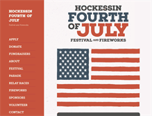 Tablet Screenshot of hockessin4thofjuly.org